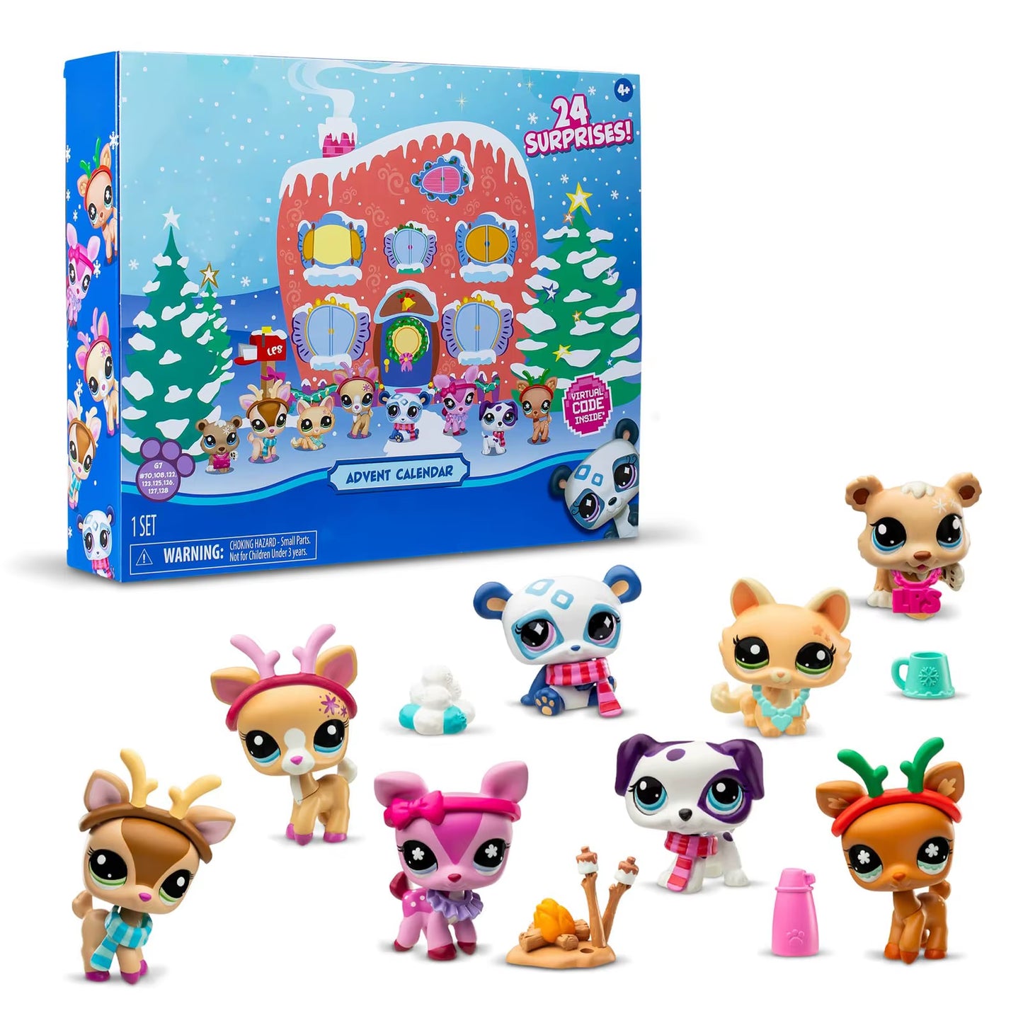 Advent Calendar 2024 - Authentic Mystery Figures, Surprise Collectible Kidult Toy, Girls, Boys, Kids, Tweens Ages 4+ 24Pcs