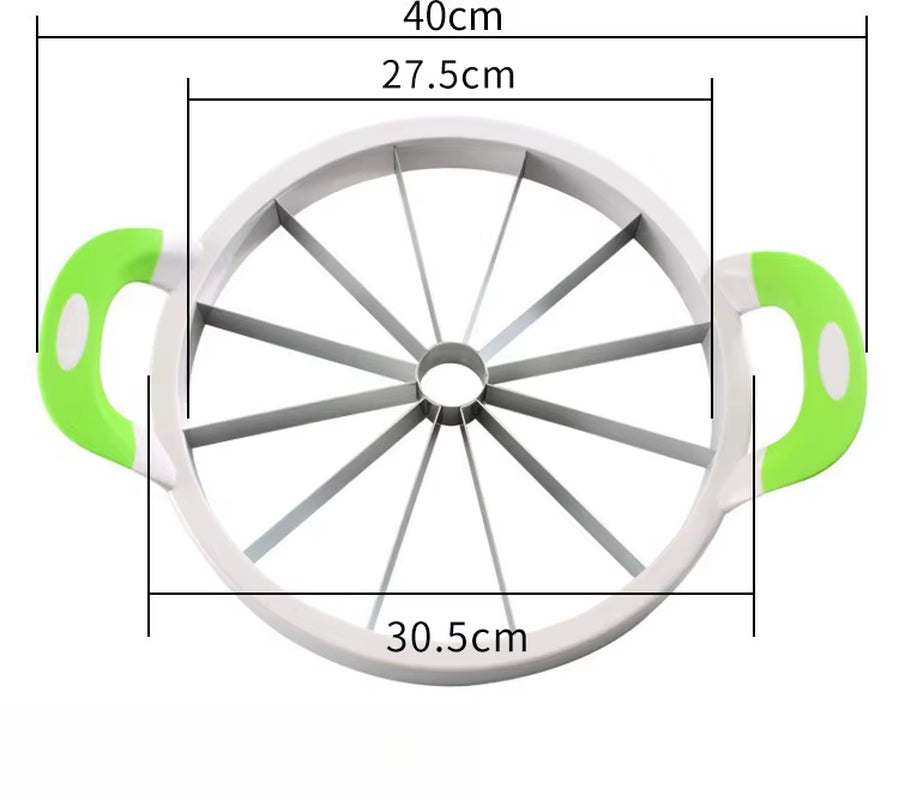 Watermelon Slicer Cutter- Stainless Steel Fruit Apple Divider Peeler- Apple Corer Slicer Cabbage Cutting Tools Kitchen Accessories