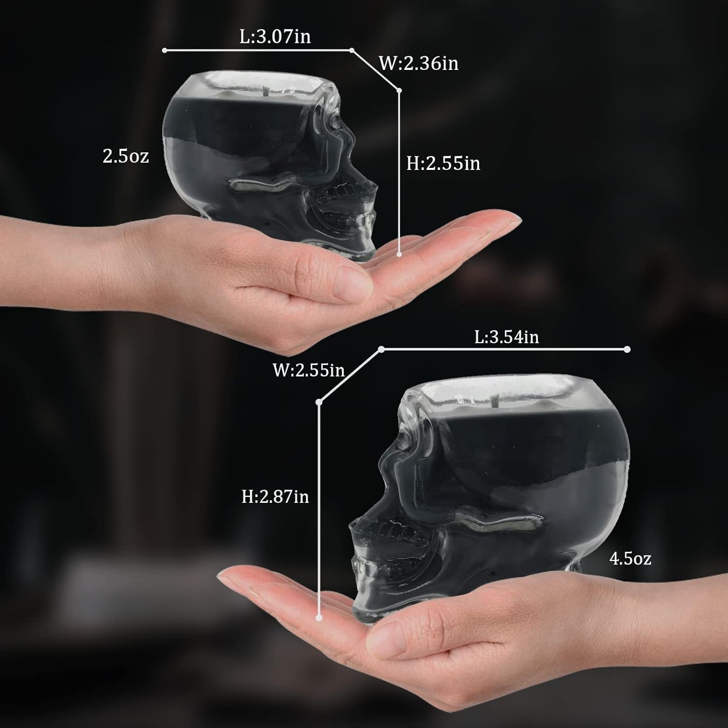 Scented Candles for Men, Novelty Gifts for Men, Cologne Candle Aromatherapy for Boyfriends Husband, Birthday Gift Idea, Grass Jar Skull Candles, Home Decor Candle (4.5Oz)