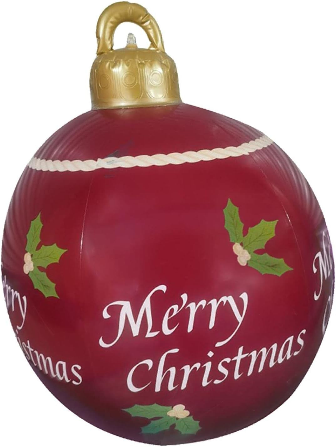 The Latest Christmas Inflatables Outdoor Decorations, 23.62 Inch Outdoor Christmas PVC Inflatable Decorated Ball, Giant Christmas Christmas Tree Decorations, Holiday Inflatables Balls Decoration