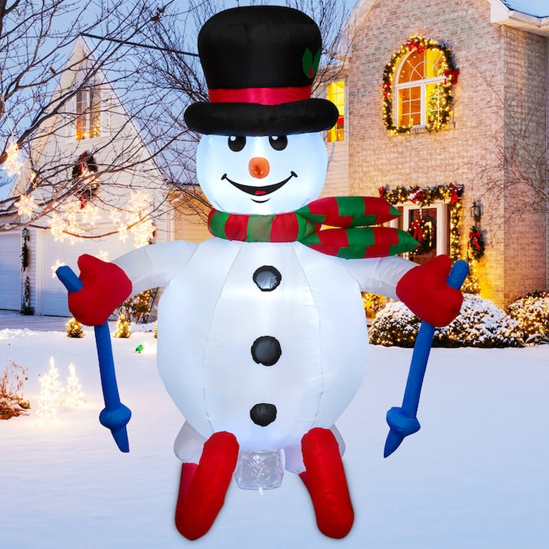 5.6-Ft Lighted Snowman Christmas Inflatable