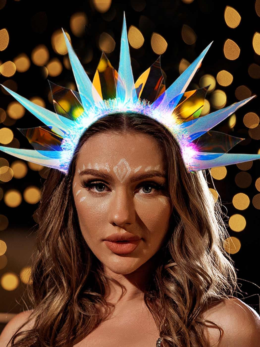 Light up Headband Led Headbands Glow Crown Headpiece Rave Hair Accessories for Women