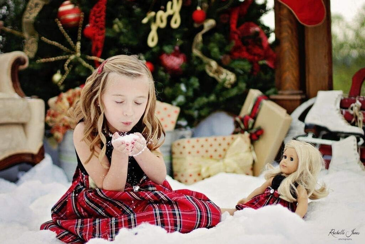 Instant Snow Powder for Slime 4 Pack  (2) and Snowonder (2) Made in the USA - Artificial Snow Mix Fake Snow Holiday Decorations