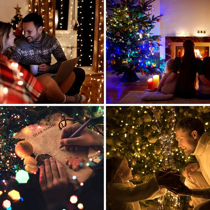 300 LED Christmas String Lights, 108FT - UL Certified Outdoor & Indoor Fairy Lights for Tree, Patio, Garden, Party, Wedding, Halloween, Holiday Decor