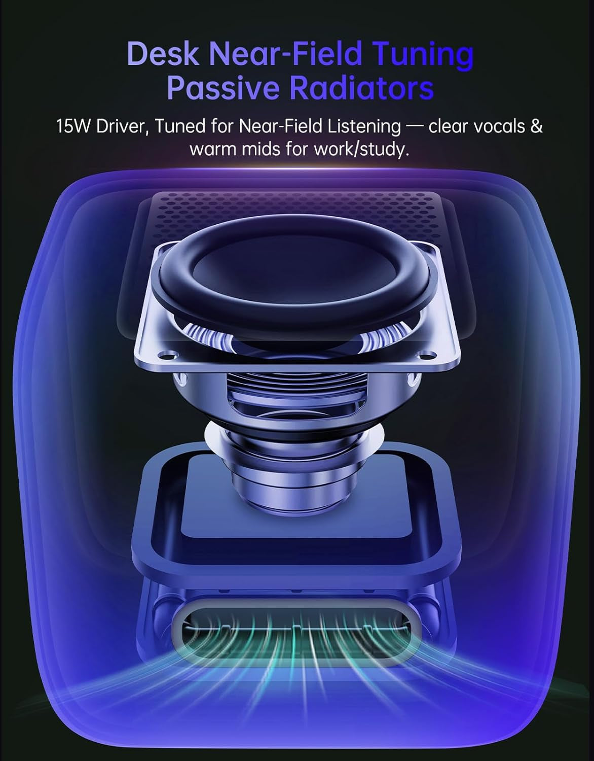 Ditoo Retro Pixel Art Game Bluetooth Speaker with 16X16 LED App Controlled Front Screen (Black)