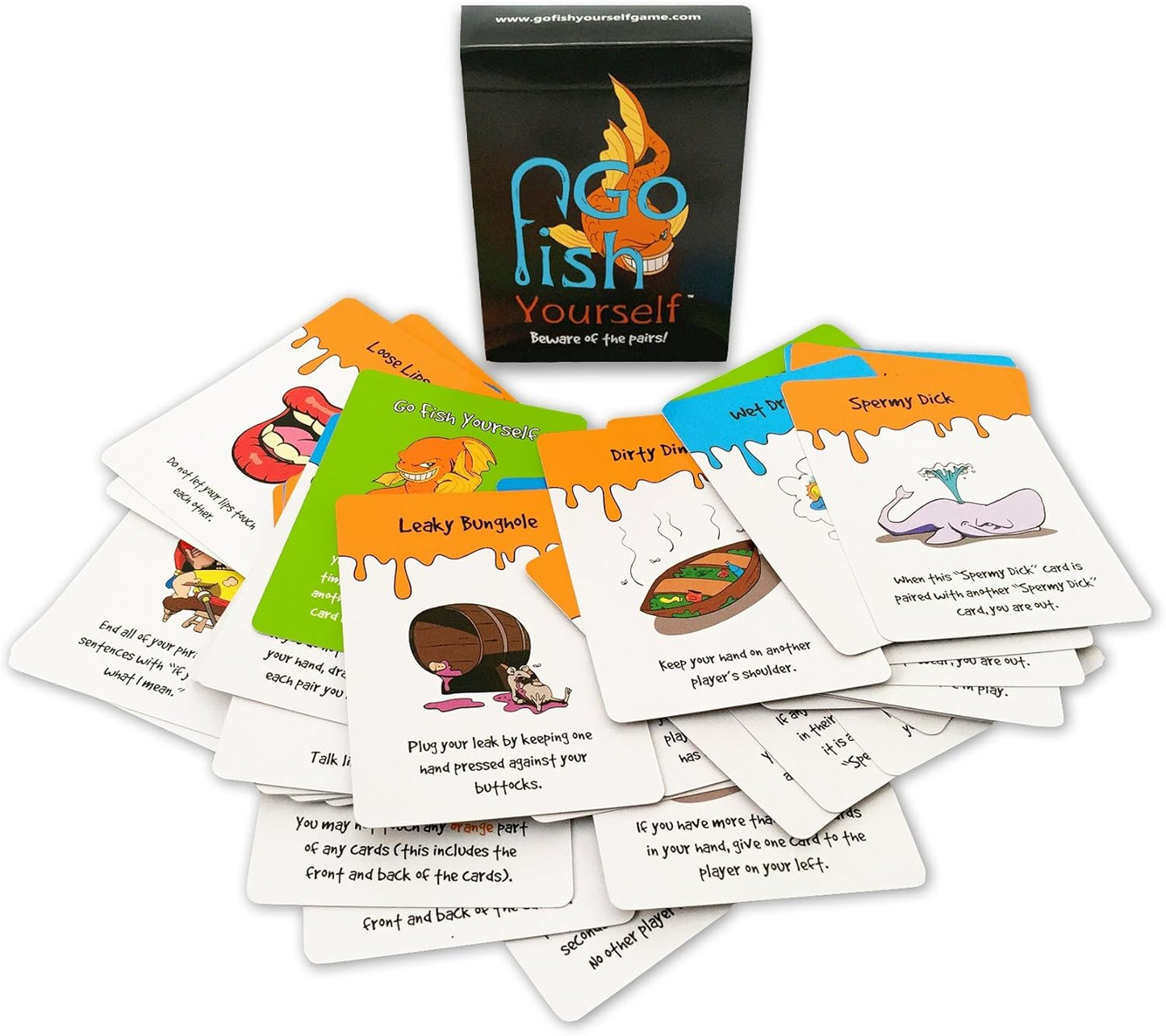 Go Fish Yourself! Adult Party Game - a Hilarious Adult Party Game