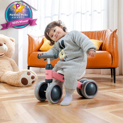 Tykebike® Ride on Toy | Baby Balance Bike for Toddlers 1-2 Years | Lightweight Steel Kids Bike with Easy Glide Wheels & Safer Steering | Indoor/Outdoor Use