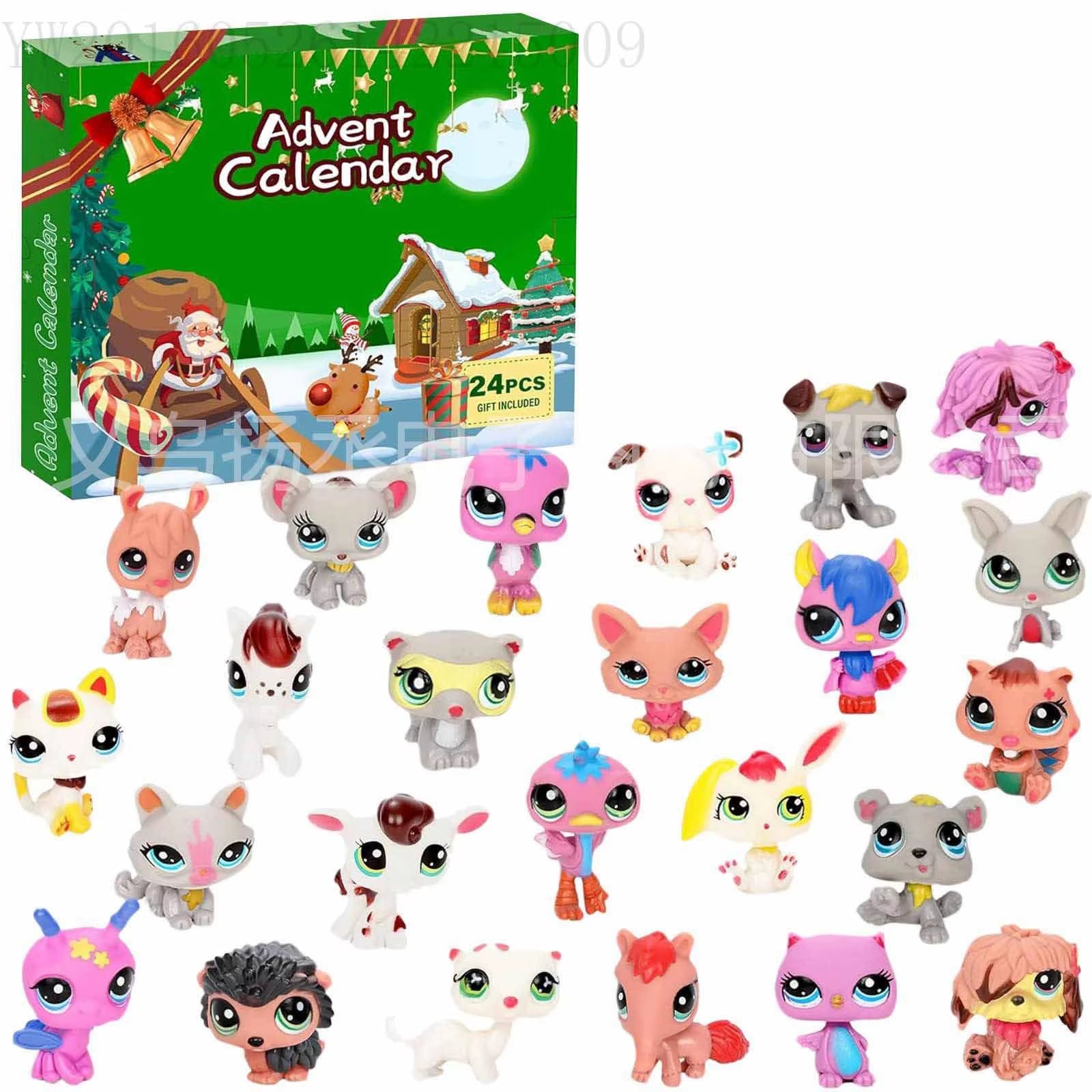 Advent Calendar 2024 - Authentic Mystery Figures, Surprise Collectible Kidult Toy, Girls, Boys, Kids, Tweens Ages 4+ 24Pcs