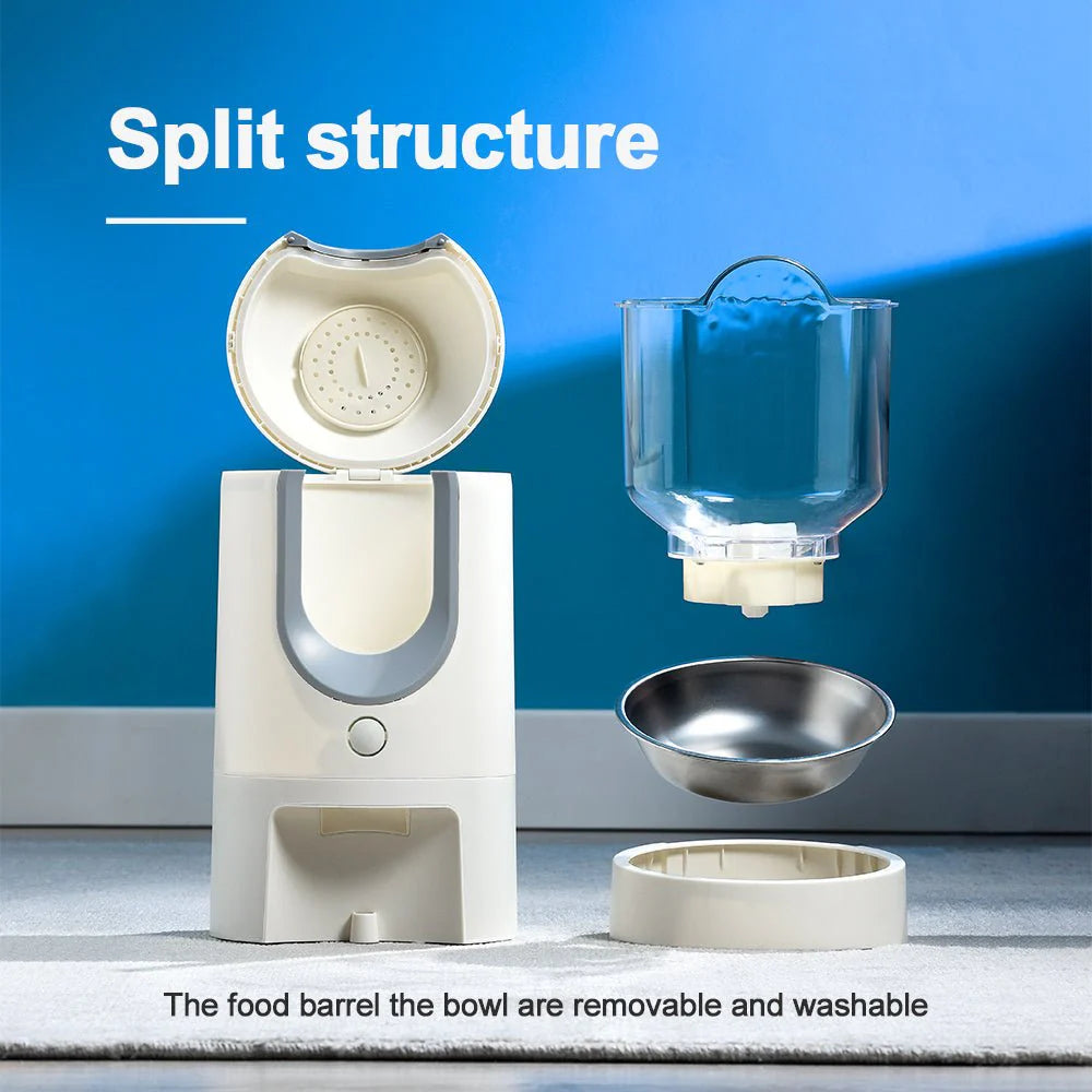 HEYBO Automatic Cat Feeder Timed Cat Food Dispenser Wifi with APP Control for Remote