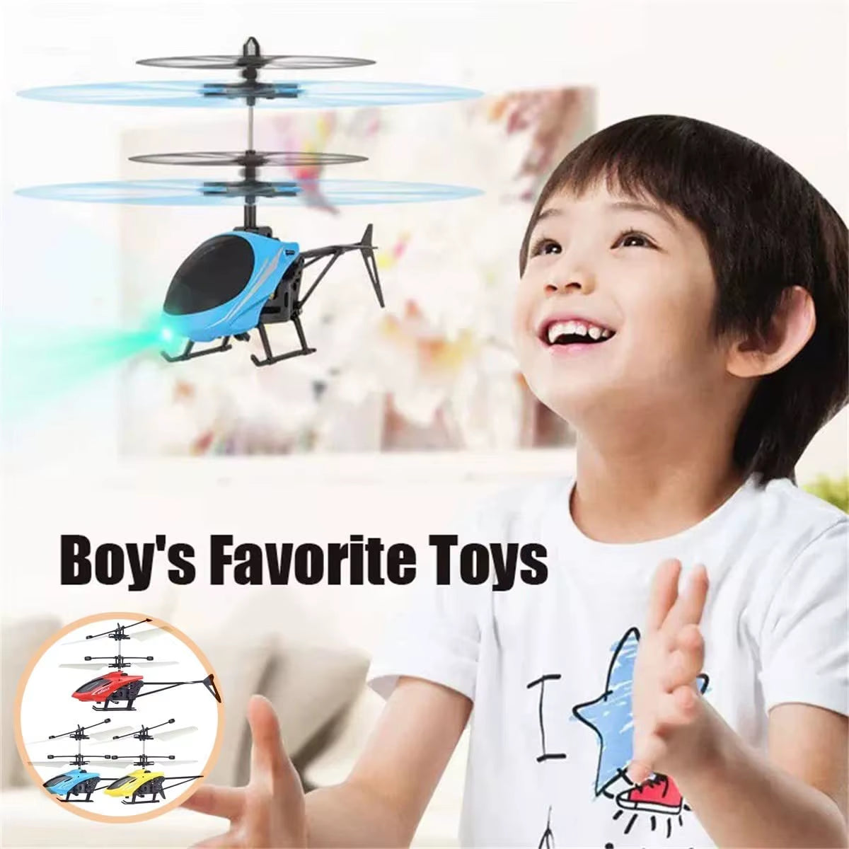Rechargeable Mini RC Drone- Remote Safe Fall-Resistant RC Helicopters Drone Children Toys
