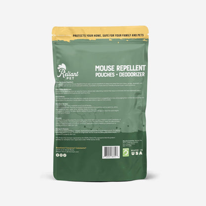 Mouse Repellent Pouches - Rodent Repellent Made in USA (12 Pouches) - Keep Rodents Out of Cars Engines - Mice Repellent Indoor and Outdoor Deterrents That Work with Peppermint Oil