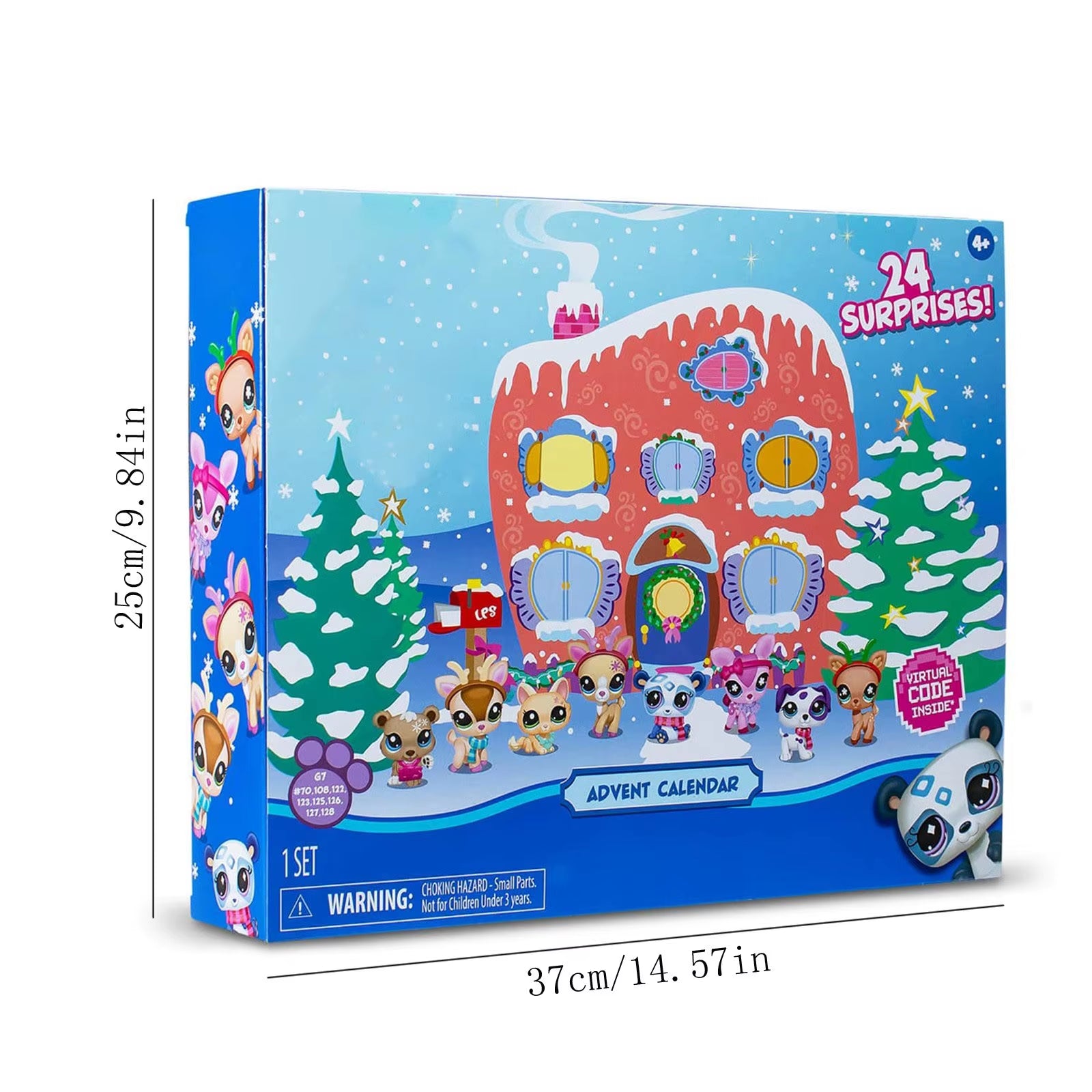 Advent Calendar 2024 - Authentic Mystery Figures, Surprise Collectible Kidult Toy, Girls, Boys, Kids, Tweens Ages 4+ 24Pcs