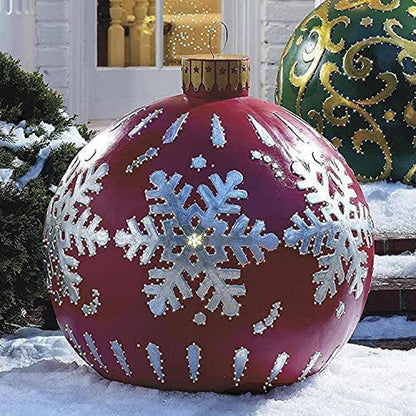 Festive Air Ornament Sphere Garden Bubble Glow Holiday Atmosphere Decoration Globe