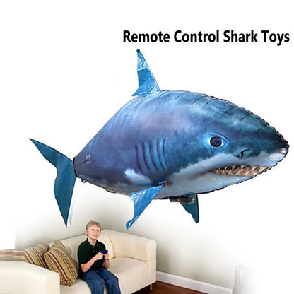 Kids Remote Control Shark Balloons- Inflatable Flying Helium Balloon for Boys and Girls Remote Control Blobfish Water Fish Toys
