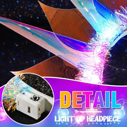 Light up Headband Led Headbands Glow Crown Headpiece Rave Hair Accessories for Women