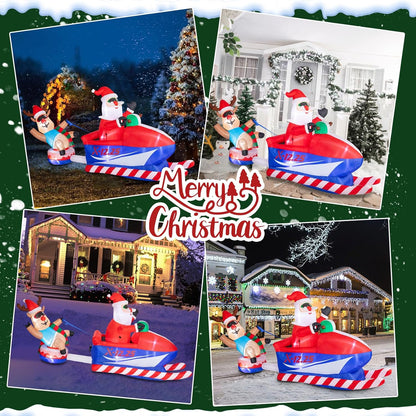 8.5 FT Christmas Inflatables Outdoor Decorations, Funny Christmas Inflatables Sa