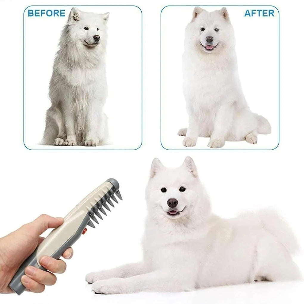 Electric Pet Dog Grooming Comb Remove Mats Tangles Cat Hair Trimmer Knot Out Remove Mats Tangles Tool Supplies Grooming