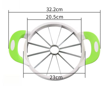 Watermelon Slicer Cutter- Stainless Steel Fruit Apple Divider Peeler- Apple Corer Slicer Cabbage Cutting Tools Kitchen Accessories