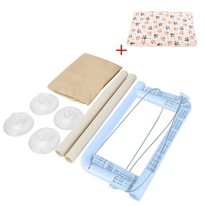 Hanging Cat Bed Pet Cat- Hammock Aerial Cats Bed House Kitten Climbing Frame Sunny Window Seat Nest Bearing 20Kg Pet Winter