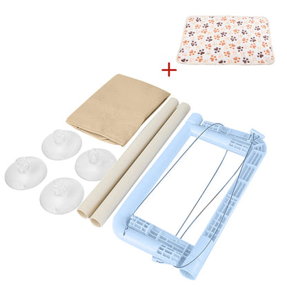 Hanging Cat Bed Pet Cat- Hammock Aerial Cats Bed House Kitten Climbing Frame Sunny Window Seat Nest Bearing 20Kg Pet Winter