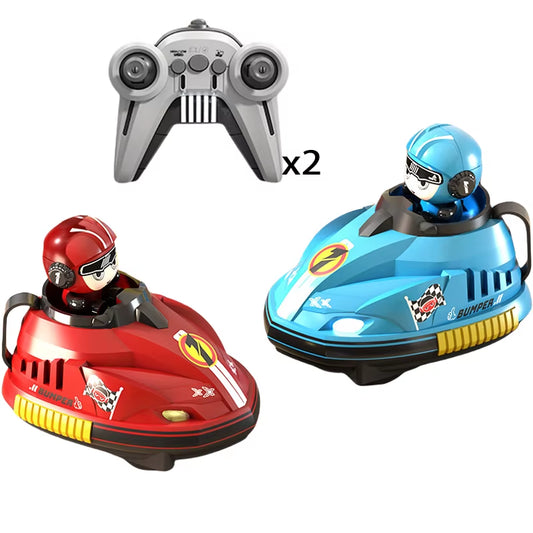 New Children'S Pair Remote Control against Bumper Cars Parent-Child Interaction the Kart Drifts Remote Control Toy Car