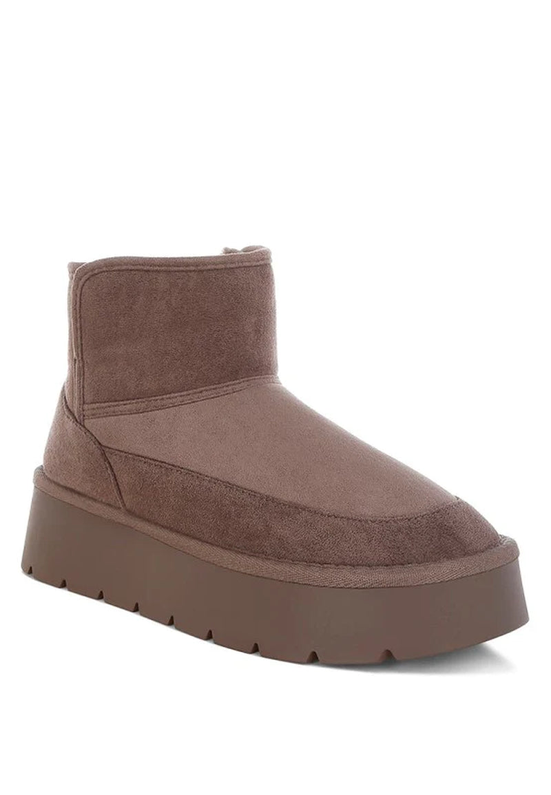 Holias Chunky Heeled Snow Boots