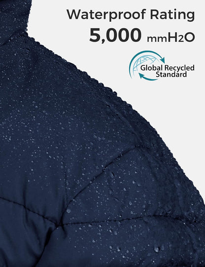 Girls' Long Winter Coat Parka Waterproof Warm Puffer Jacket