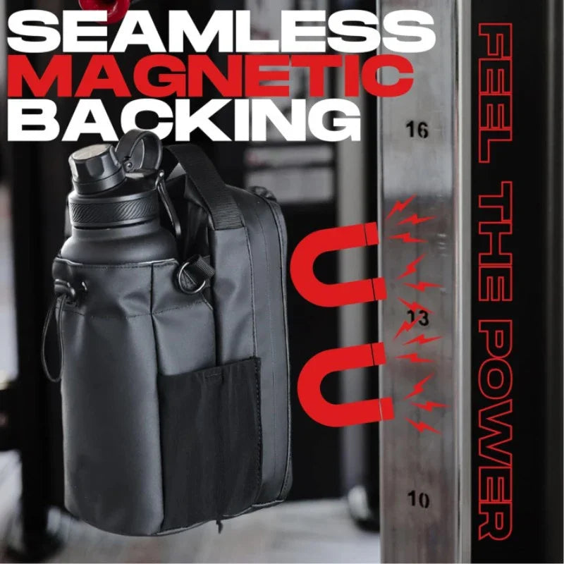 2025 New Magnetic Water Bottle Pouch Bag Gym-Specific- Water Cup Holder with Strong Magnet for Outdoor Sports Cup Holder Bag