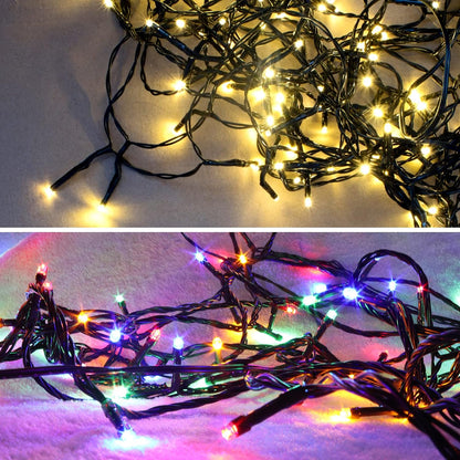 300 LED Christmas String Lights, 108FT - UL Certified Outdoor & Indoor Fairy Lights for Tree, Patio, Garden, Party, Wedding, Halloween, Holiday Decor