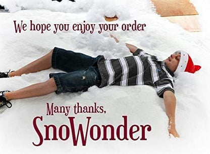 Instant Snow Powder for Slime 4 Pack  (2) and Snowonder (2) Made in the USA - Artificial Snow Mix Fake Snow Holiday Decorations