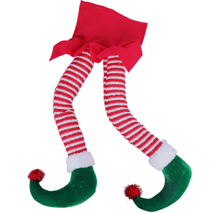 20'' Elf Legs for Christmas Tree Christmas Elf Stuffed Legs Stuck Tree Decor