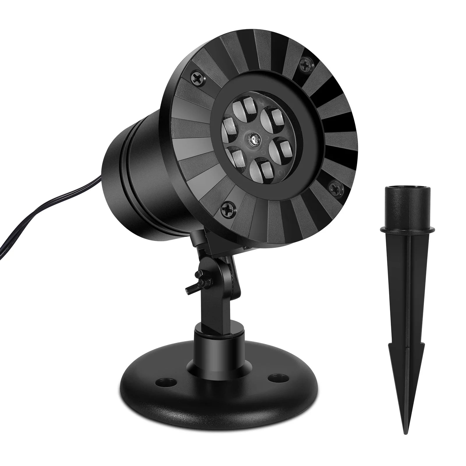 "Christmas Snowflake Projector Light, 2024 Upgraded Dynamic Snowfall Projector LED Light Rotating IP65 Waterproof Indoor Outdoor Landscape Lighting for Christmas Holiday Halloween Xmas Party Decor