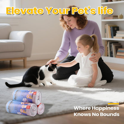 60 Count Cat Litter Replaced Waste Bags Liners for Neakas M1 Petpivot Autoscooper 11 Open- Top Self-Cleaning Cat Litter Box- Disposable Pet Wast Bags with Drawstring Heavy Duty Leak-Proof