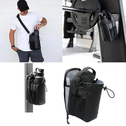 2025 New Magnetic Water Bottle Pouch Bag Gym-Specific- Water Cup Holder with Strong Magnet for Outdoor Sports Cup Holder Bag
