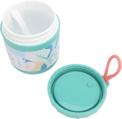Insulated Soup Portable Breakfast Cup Leak Proof Travel Food Container with Vacuum Thermal Design and Spoon 4.33 X 3.54 Inches