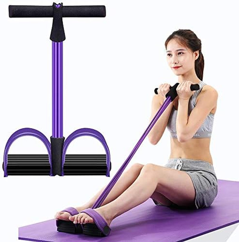 Multifunction Pedal Resistance Band, Elastic Pull Yoga Tension Rope, Natural Latex Tension Rope Fitness Equipment, for Abdomen, Waist, Arm, Leg Stretching Slimming Training