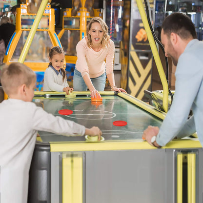 12 Pieces Home Air Hockey Pucks 2.5 Inch Heavy Replacement Pucks for Game Tables Equipment Accessories, 12 Grams