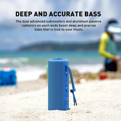 Outdoor Portable Bluetooth Waterproof Speakers - Blue
